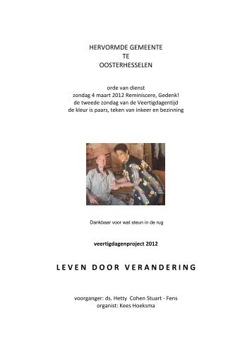 hier - Hervormde Gemeente te Oosterhesselen