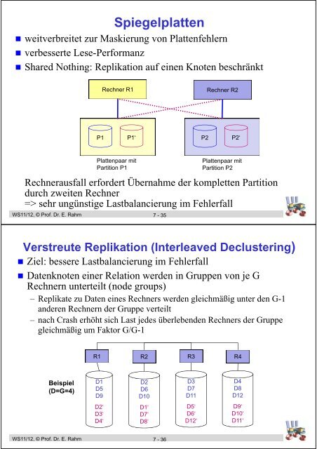 7. Replizierte Datenbanken