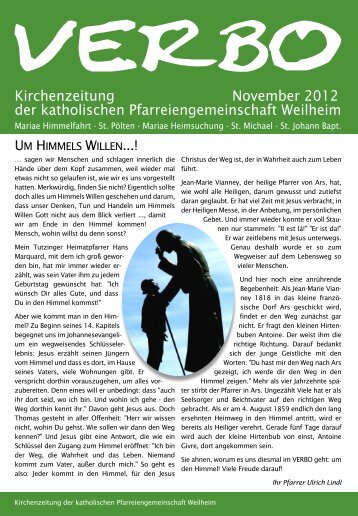 Kirchenzeitung November 2012 der katholischen ...