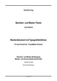 Musterdokument mit Typografieleitlinien - Karlheinz Hug