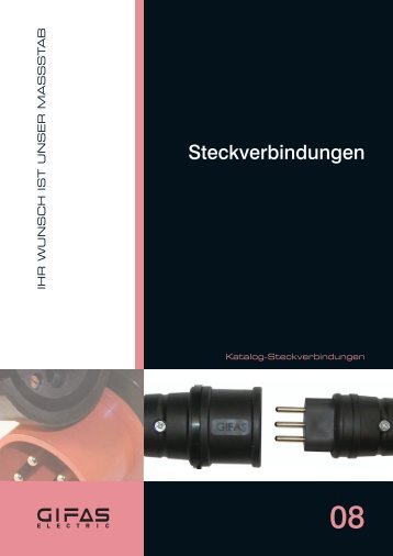 Hauptkatalog Steckverbindungen - Gifas-Electric GmbH