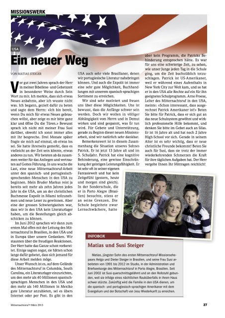 MNR DE 2013-03.indd - Missionswerk Mitternachtsruf