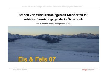 Eis & Fels 07 - Meteotest