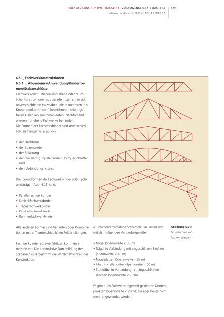 holz als konstruktiver baustoff i zusammengesetzte bauteile