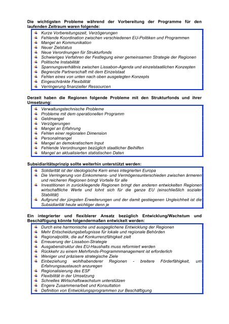 VRE Studie zur Regionalpolitik 2014+ Kurzdarstellung 1