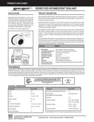 SERIES SSS INTUMESCENT SEALANT