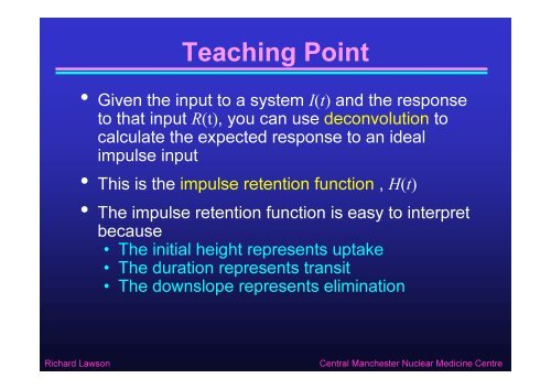 Quantitative Methods in Renography - Nucleus