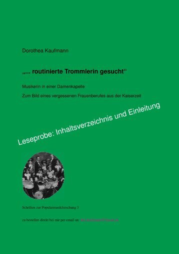 und Einleitung [146KB] - Dorothea Kaufmann