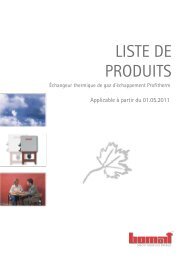 Download PDF: Liste de Produits - BOMAT Heiztechnik Gmbh