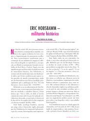 ERIC HOBSBAWM – militante histórico