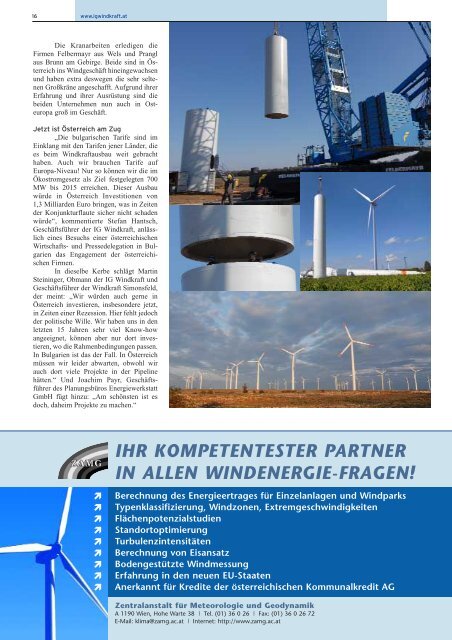 die Ausgabe Nr. 51 - IG Windkraft