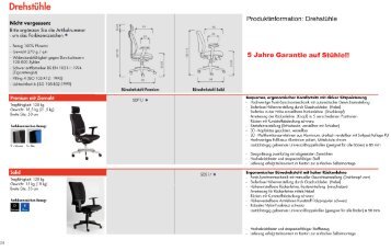 Prospekt Hammerbacher Bürostuhl