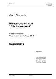 Bebauungsplan- Nr. 6 - Eisenach