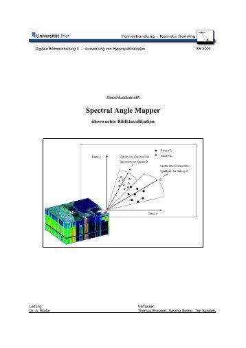 Spectral Angle Mapper