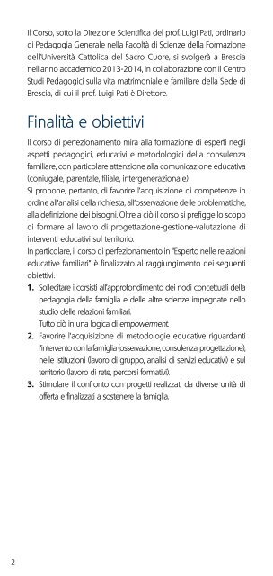 Esperto nelle relazioni educative familiari