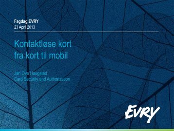 KontaktløSe Kort Kort Magazines KontaktløSe Kort