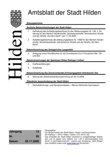 Amtsblatt Nr. 26-08 28.11.08.pdf - Hilden