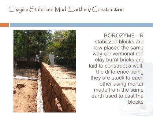 ENZYME STABILIZED MUD (EARTHEN) CONSTRUCTIO ... - Imimg