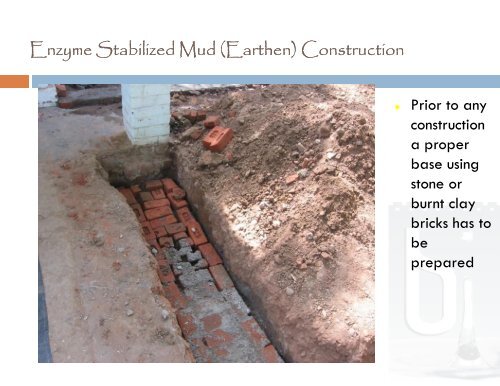 ENZYME STABILIZED MUD (EARTHEN) CONSTRUCTIO ... - Imimg