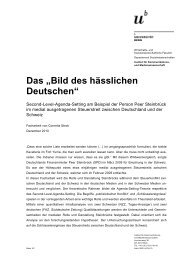 Cornelia Steck: Das „Bild des hässlichen Deutschen“ - Institut für ...