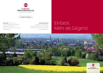 Einbeck. Mehr als Gegend. - Ilmebahn GmbH