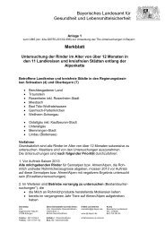 Bayerisches Landesamt für Gesundheit und ... - Bayern