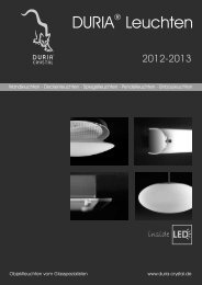 DURIA Objektleuchten Katalog 2013