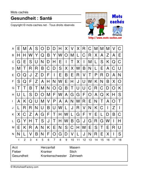 Word Search Factory - Mots cachés