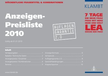 Lea - Klambt-Verlag