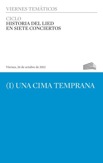 Programa en PDF - Fundación Juan March
