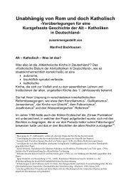 Unabhängig von Rom ....pdf - MJB-Verlag Mehr