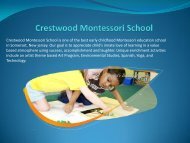 Crestwood Montessori School - Preschool Somerset NJ