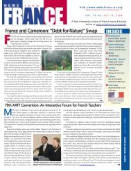 FINALNewsFromFrance - 06.08 - Embassy of France