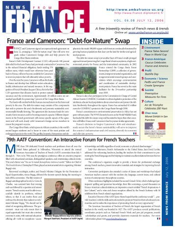 FINALNewsFromFrance - 06.08 - Embassy of France