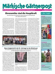 Ausgabe 07 / 2013 - Kreisverband Potsdam der Garten-und ...