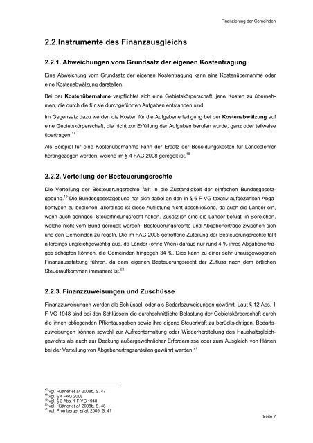 Working Paper 2010 - Kommunales Haushaltsmanagement - eDoc