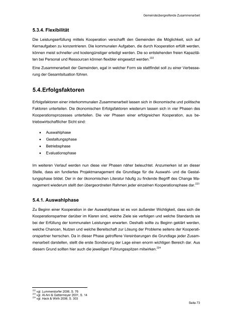 Working Paper 2010 - Kommunales Haushaltsmanagement - eDoc