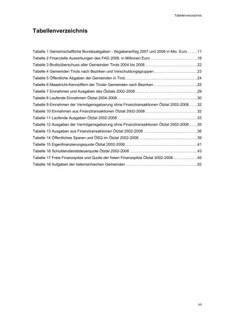 Working Paper 2010 - Kommunales Haushaltsmanagement - eDoc