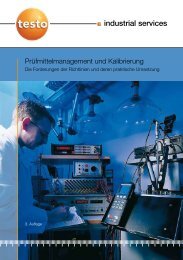 Fibel Kalibrierung und Prüfmittelmanagement - Testo Industrial ...
