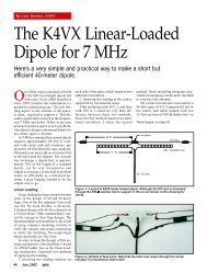 The K4VX Linear-Loaded Dipole for 7 MHz - ARRL