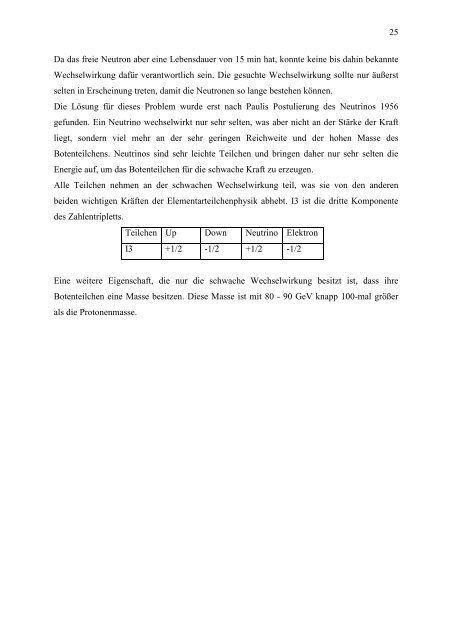 Aufbereitung der CERN - Masterclass für die Durchführung an ...