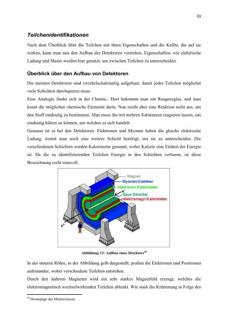 Aufbereitung der CERN - Masterclass für die Durchführung an ...