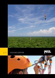 Petzl Hochseilgarten Broschüre 2013 PDF herunterladen - Krah.com