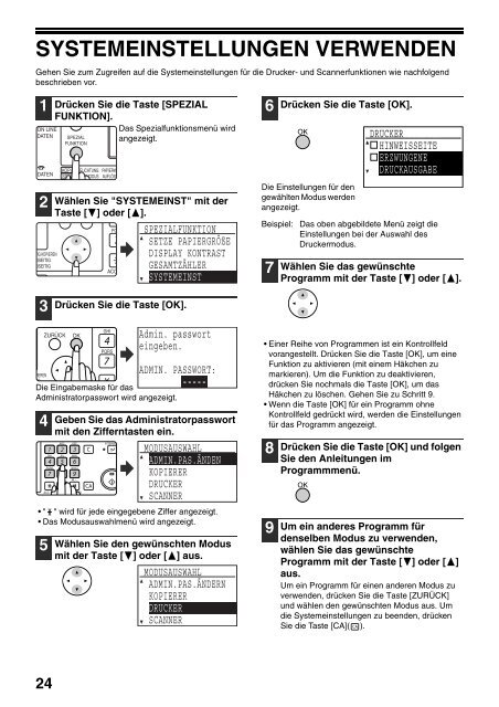 für Drucker Und Scanner - Sharp