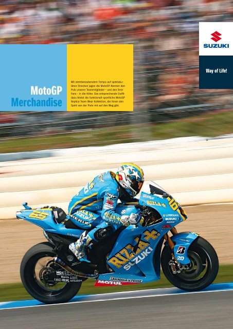 MotoGP Merchandise - Suzuki