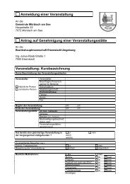 Anmeldung einer Veranstaltung Antrag auf ... - Mörbisch am See