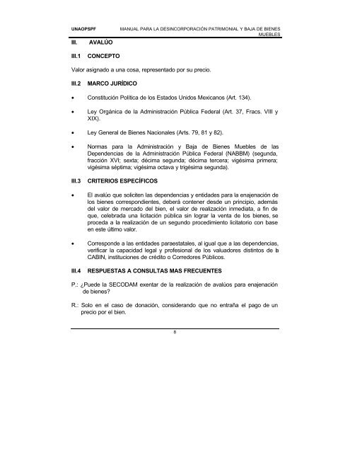 Manual para la Desincorporación Patrimonial y Baja de Bienes