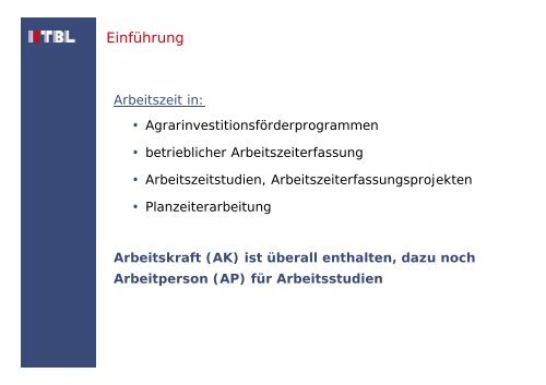 Arbeitswirtschaftliche Begriffe