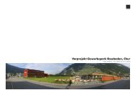 Vorprojekt Gewerbepark Rossboden, Chur - Willi Haustechnik AG
