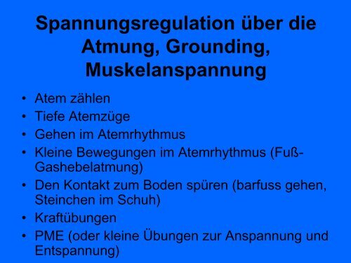 Die körperorientierte Perspektive in der Suchttherapie